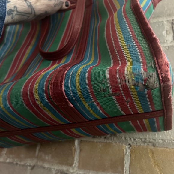 Balenciaga mesh bag with leather - Picture 4 of 4